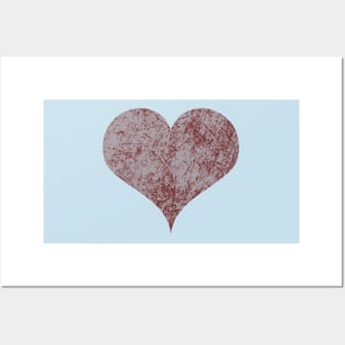 Distressed Heart Posters and Art